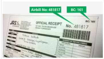 JRS Express tracking packages and deliveries .